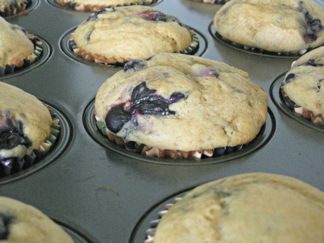 Spiffed-Up Blueberry Muffins ~ Erin's DC Kitchen